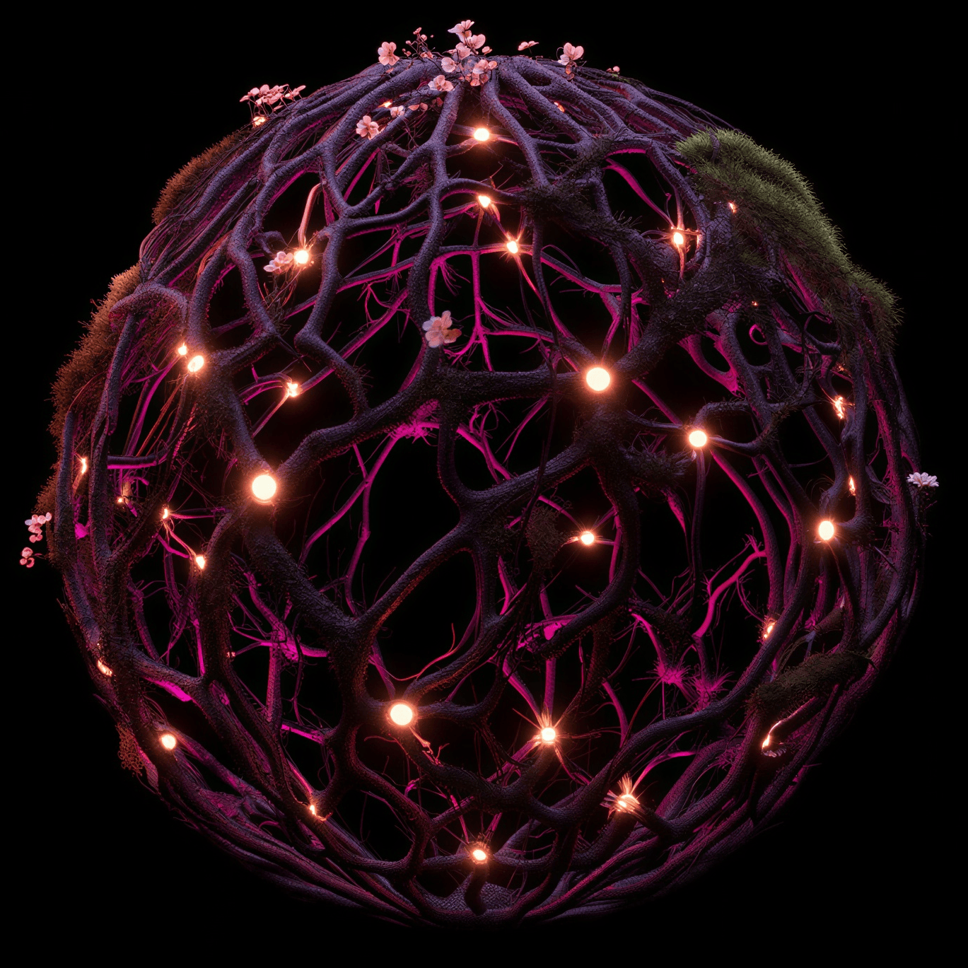 Stellar network sphere